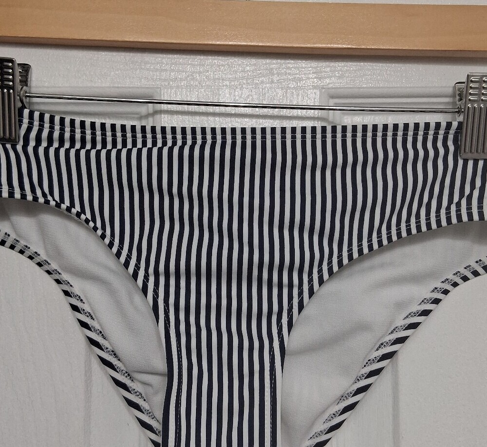 XhilRation Women's Striped Bikini Bottom